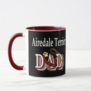 Tasse Airedale Terrier Papa Vêtements Cadeaux