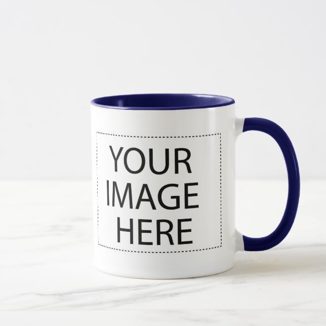 Tasse Ajouter votre propre image ou texte ici (Droite)