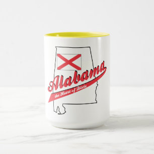 Tasse Alabama Cœur de Dixie