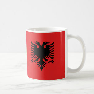 Tasse albanaise de drapeau