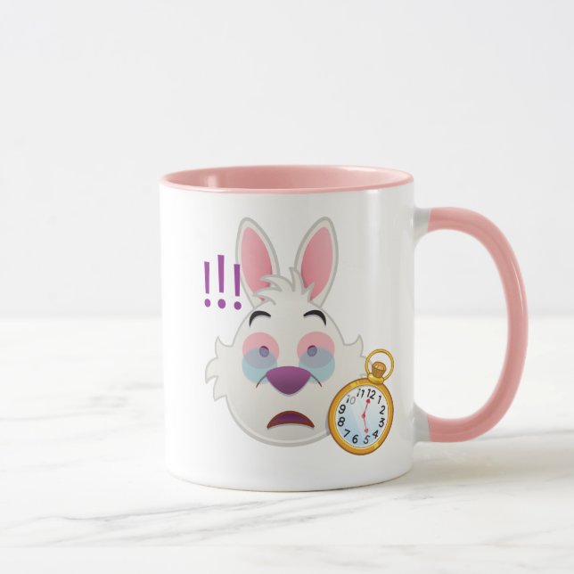 Tasse Alice Au Pays Des Merveilles  | Emoji du lapin bla (Droite)