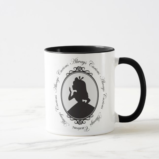 Tasse Alice | Toujours curieux (Droite)