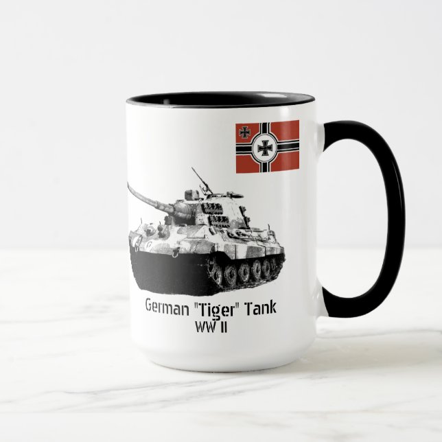 Tasse ALLEMAND - RÉSERVOIR de "tigre" (Droite)
