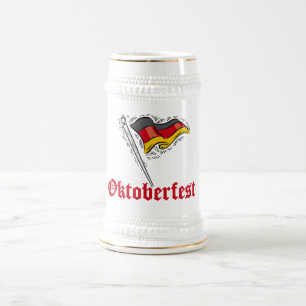 Tasse allemande de drapeau d'Oktoberfest