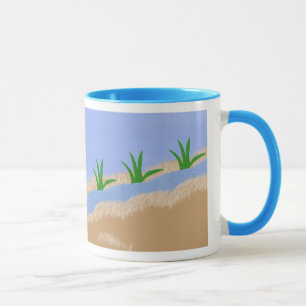 Tasse Alligator Green Whimsical Cartoon Art
