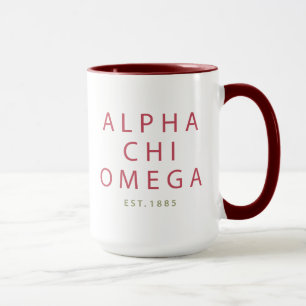 Tasse Alpha est d'Omega de Chi. 1885