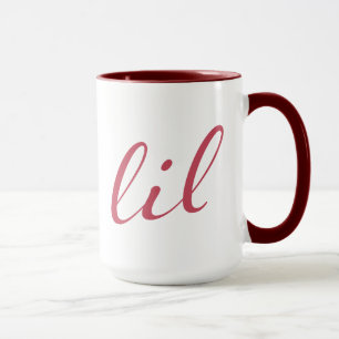 Tasse Alpha manuscrit d'Omega Lil de Chi