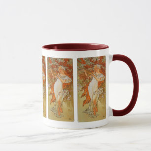 Tasse Alphonse Mucha - art Nouveau - ressort