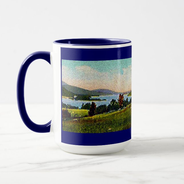 Tasse Alton Bay et Lake Winnipesaukee, New Hampshire (Gauche)