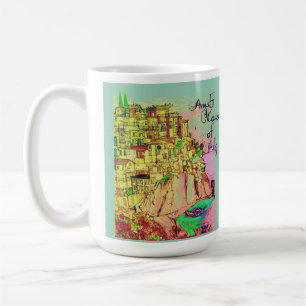 Tasse Amalfi Coast d'Italie par l'Artiste