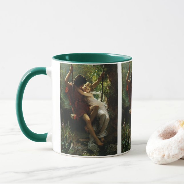Tasse Amateurs en Swing. Printemps par Pierre Auguste Co (Avec donut)