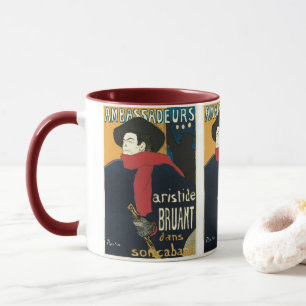 Tasse Ambassadeurs, Artistide Bruant par Toulouse Lautre