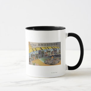 Tasse Ambridge, Pennsylvanie - Scènes de grandes lettres
