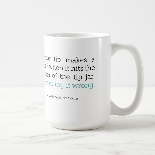Tasse amère 2 de barman (Droite)