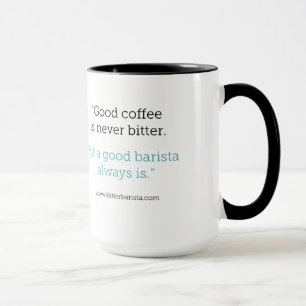 Tasse amère de barman