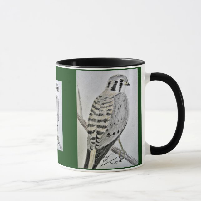 Tasse américaine de crécerelle (Droite)