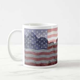 Tasse américaine de drapeau de citoyenneté