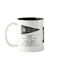 Tasse américaine de fac de lycée de Karlsruhe