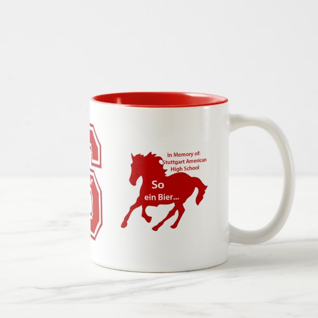 Tasse américaine de fac de lycée de Stuttgart (Droit)