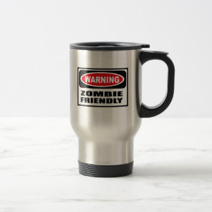Tasse AMICALE de ZOMBI d'avertissement