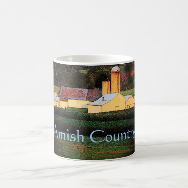 Tasse amish de granges de pays (Centre)