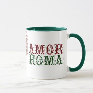 Tasse Amor Roma avec la dentelle verte