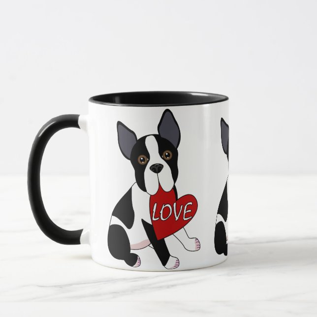 Tasse Amour de Boston Terrier (Gauche)