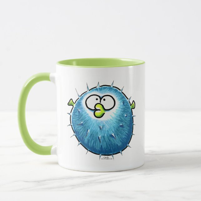 Tasse Amusant poisson-globe (Gauche)