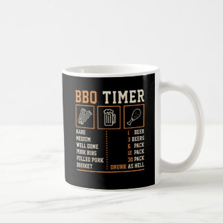 Tasse amusante BBQ Timer Niveaux de grillades & gr