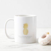 Tasse - ananas d'or