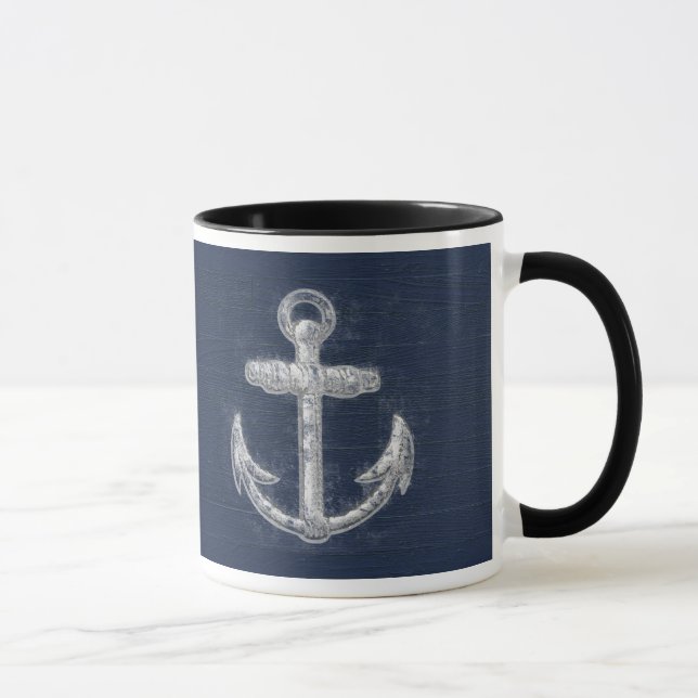 Tasse Ancre nautique vintage (Droite)