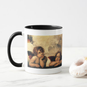 Tasse Anges de la Madone Sixtine par Raphaël Sanzio