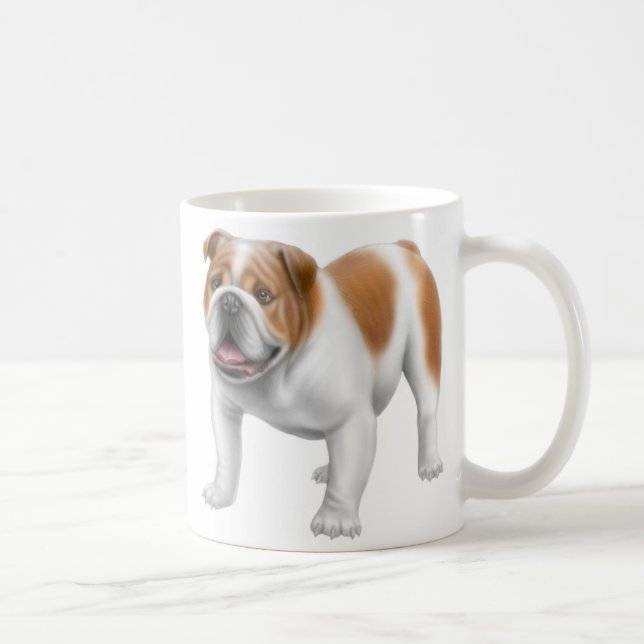 Tasse anglaise de bouledogue (Droite)