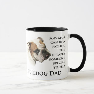 Tasse anglaise de papa de bouledogue