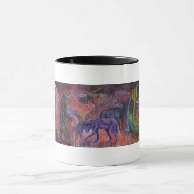 Tasse animale d'art (Centre)