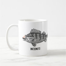 Tasse animale de calembour de poissons d'Incodnito