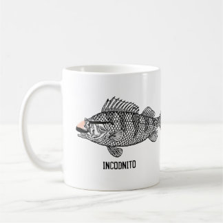 Tasse animale de calembour de poissons d'Incodnito
