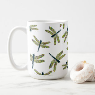 Tasse animée de libellules