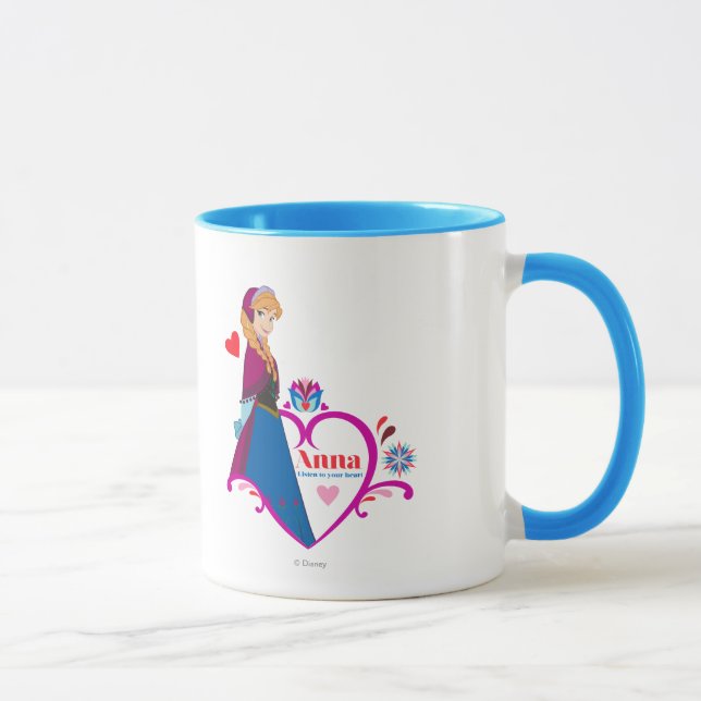 Tasse Anna | Coeur rose (Droite)