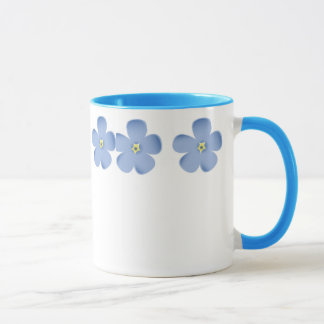Tasse Anneau des fleurs bleues