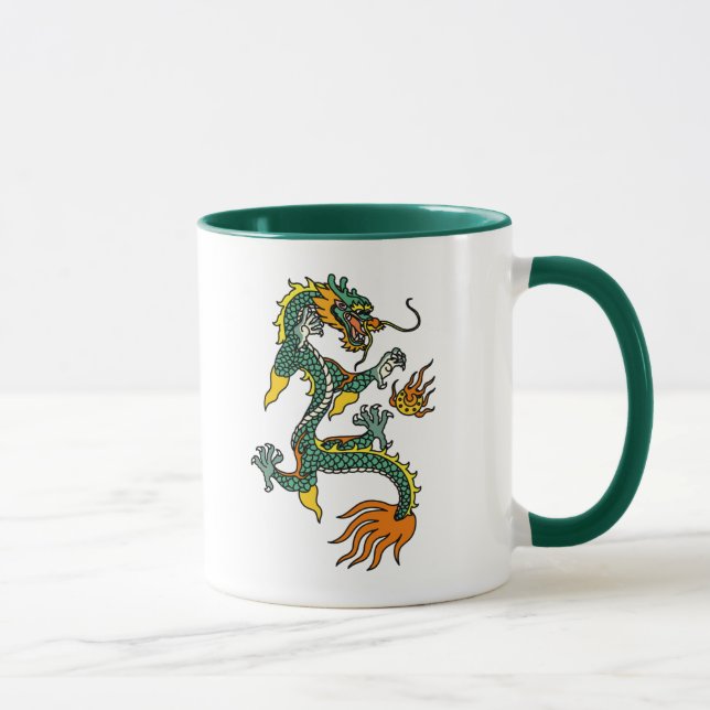 Tasse Année chinoise du don de dragon (Droite)