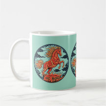 Tasse Année du Cheval de Feu