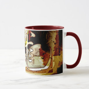 Tasse Année du dragon, oeuvre d'art asiatique, dragon d'