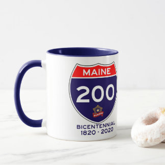 Tasse Anniversaire du Maine 200th bicentenaire