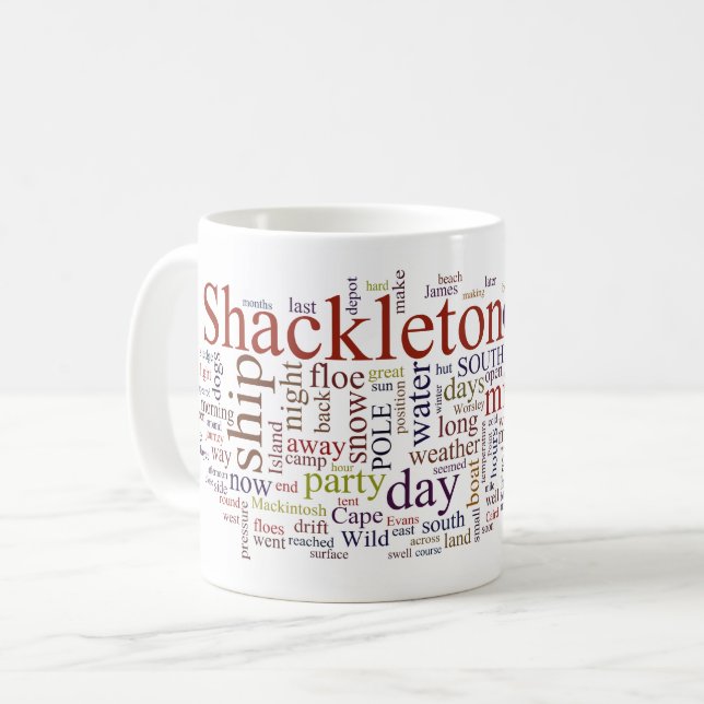 Tasse antarctique "du sud" de la résistance de (Devant gauche)