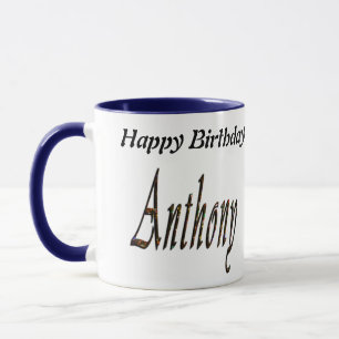 Tasse Anthony Name Logo,