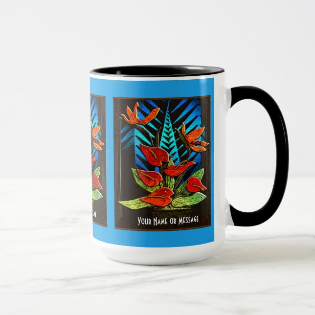 Tasse Anthures de Hawiian (tasse personnalisée) (Droite)