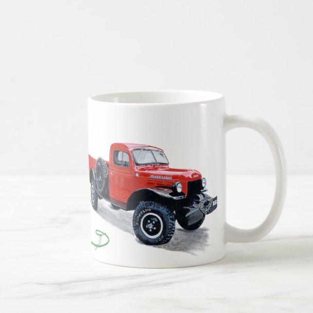 Tasse antique de camion de chariot de puissance (Droite)