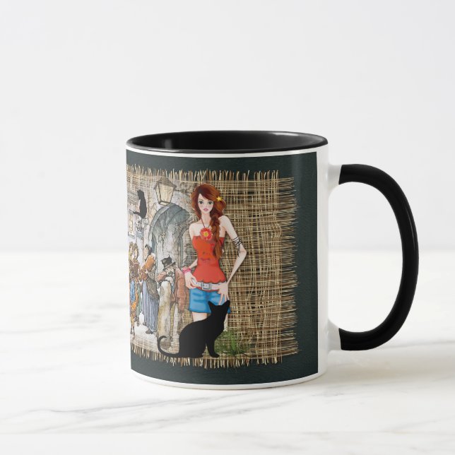 Tasse Anton Pieck - chanteurs de carol (Droite)
