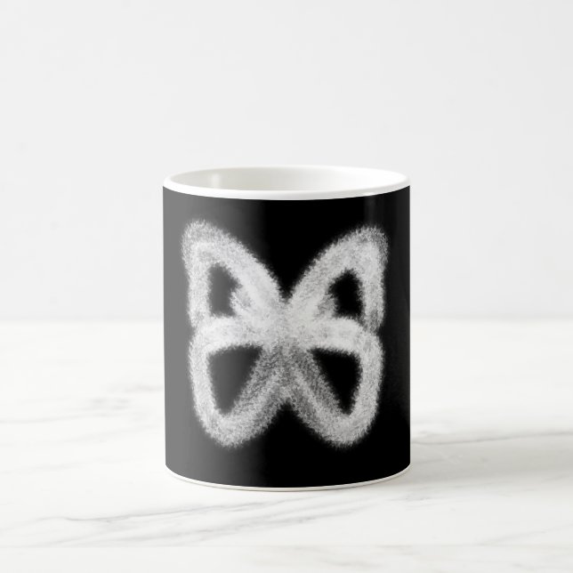 Tasse apparaissante de papillon activée par (Centre)